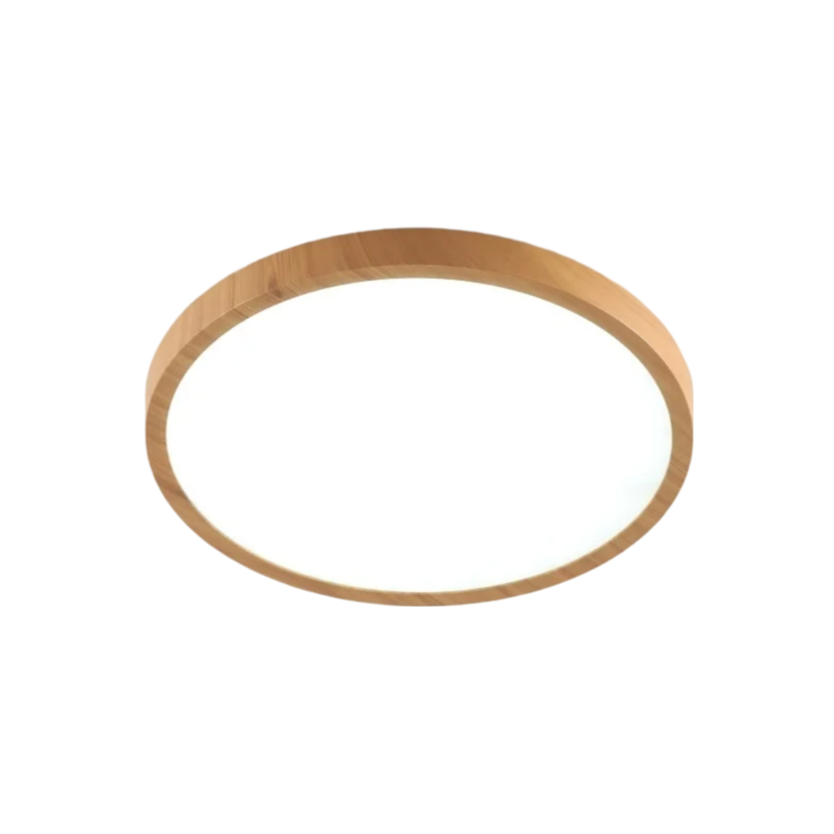 Detalhe da Luminária Gongy em madeira natural, adicionando charme ao ambiente.