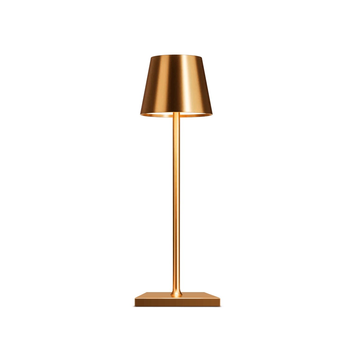 Abajur LED minimalista Zenith. Design moderno e iluminação eficiente.