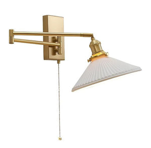 Arandela de Parede Retrô Golden Swing Dourada