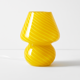 Luminária Awe Vidro Gota Espiral Design Organicista