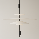 Pendente LED Cascata 4 Camadas Acrílico 68cm Design