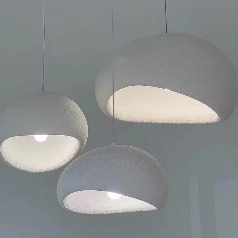 Pendente Orgânico Khmara Wabi-Sabi - Design em Resina - homedecor
