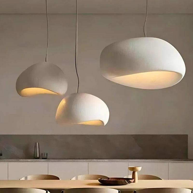 Pendente Orgânico Khmara Wabi-Sabi - Design em Resina - homedecor