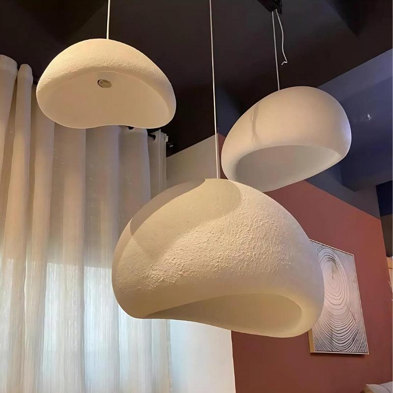 Pendente Orgânico Khmara Wabi-Sabi - Design em Resina - homedecor