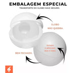 Globo Esfera Bola 10, 12, 14 e 15 cm Diametro Vidro Fosco Sem Colar