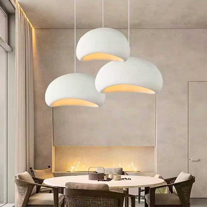 Pendente Orgânico Khmara Wabi-Sabi - Design em Resina - homedecor