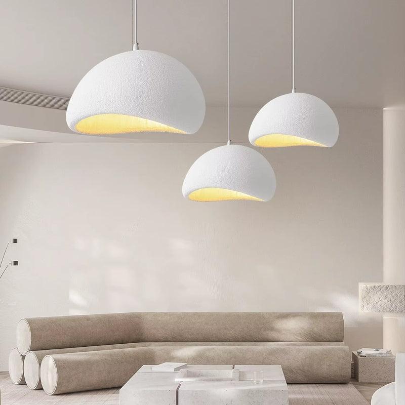 Pendente Orgânico Khmara Wabi-Sabi - Design em Resina - homedecor
