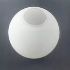 Globo Esfera Bola 10, 12, 14 e 15 cm Diametro Vidro Fosco Sem Colar