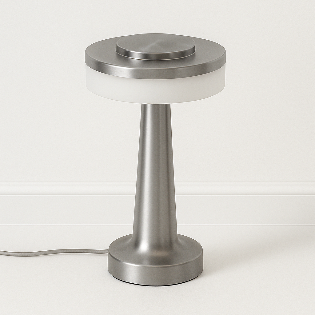 Abajur Cônico LED Integrado Minimalista Luxo Moderno - homedecor