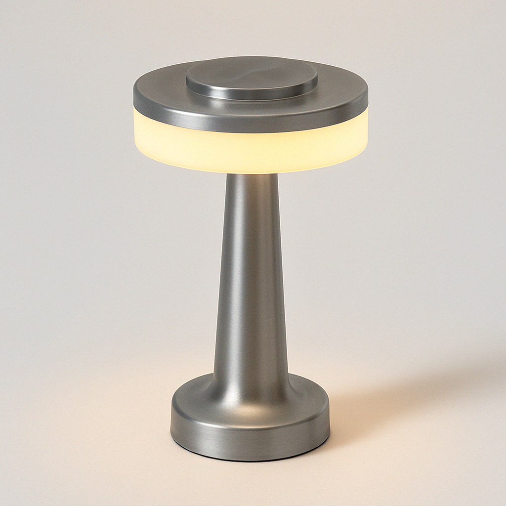 Abajur Cônico LED Integrado Minimalista Luxo Moderno - homedecor