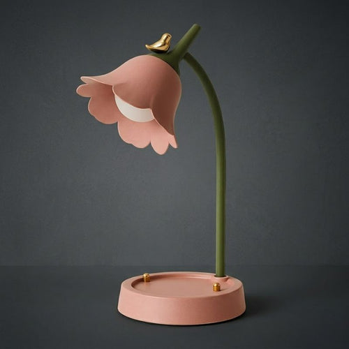 Abajur Infantil Floral LED Design Lúdico Quarto Criança
