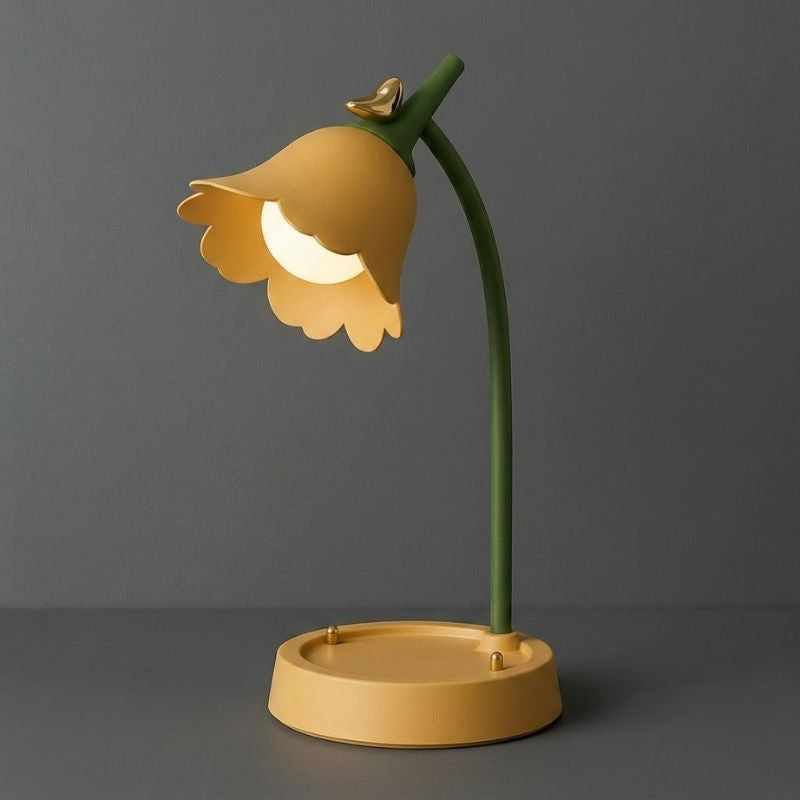 Abajur Infantil Floral LED Design Lúdico Quarto Criança