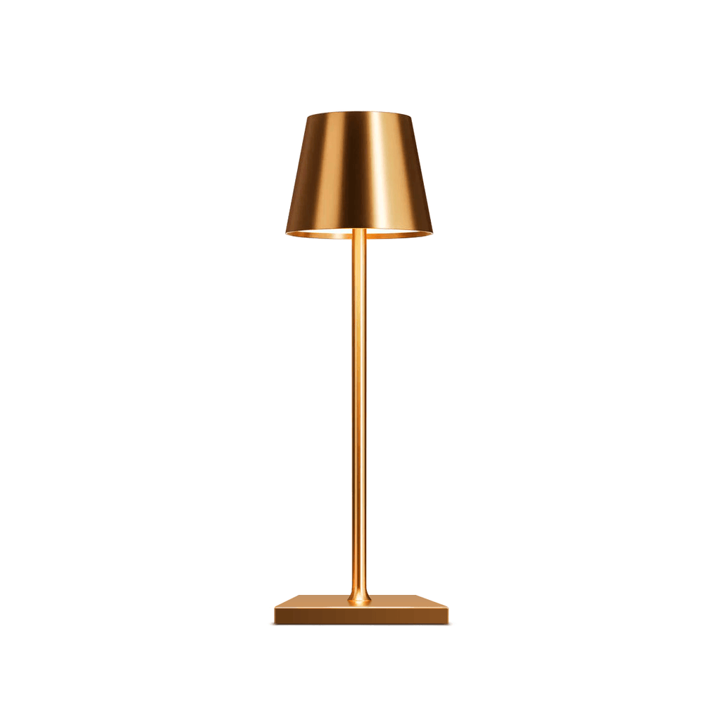Abajur LED minimalista Zenith. Design moderno e iluminação eficiente.