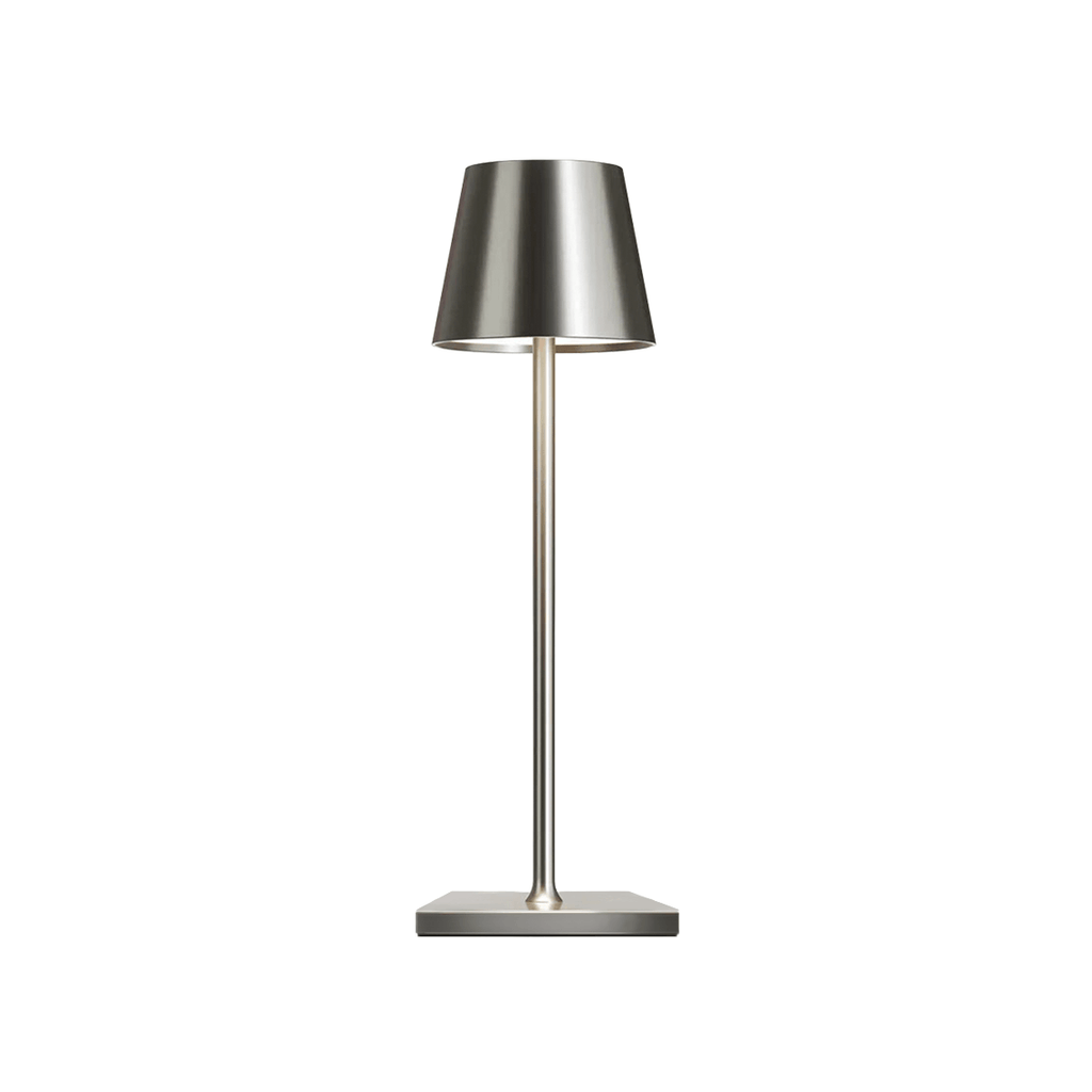 Abajur LED minimalista Zenith. Design moderno e iluminação eficiente.