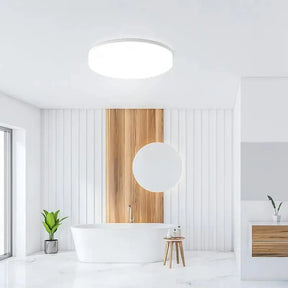 Plafon Sobrepor Branco LED Minimalista