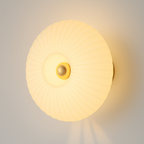 Arandela Art Déco Vidro Âmbar Canelado Elegante - homedecor
