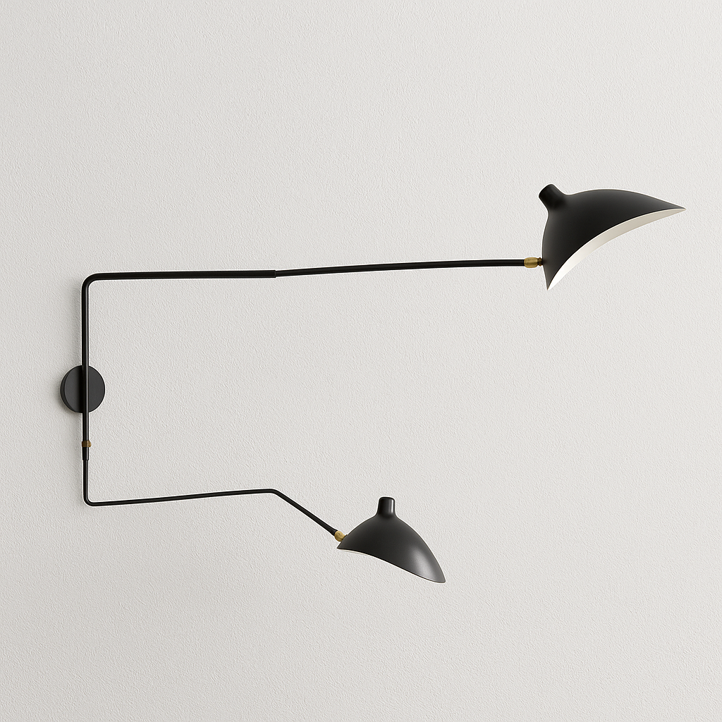 Arandela Articulada Longo Alcance 180cm Flexível - homedecor