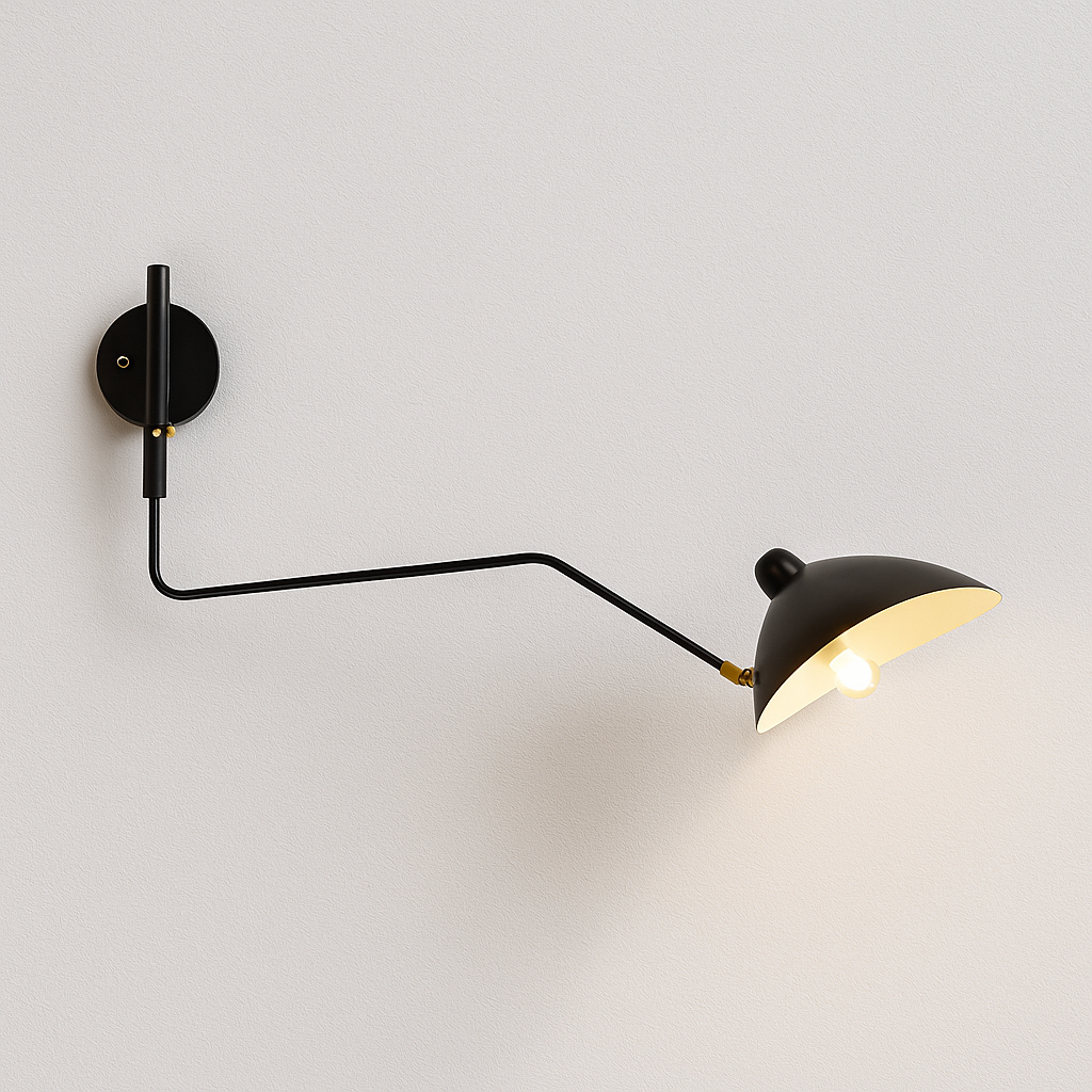 Arandela Articulada Longo Alcance 180cm Flexível - homedecor