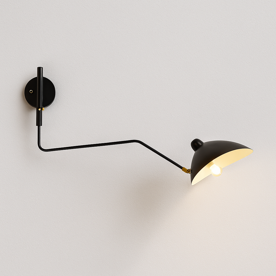Arandela Articulada Longo Alcance 180cm Flexível - homedecor