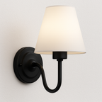 Arandela Clássica Dourada Linho Elegância Vintage - homedecor