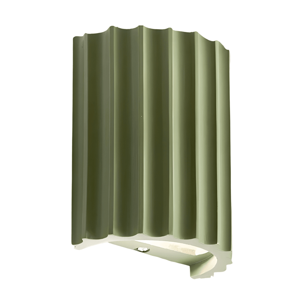 Arandela Design Canelado Resina Fosca Minimalista - homedecor