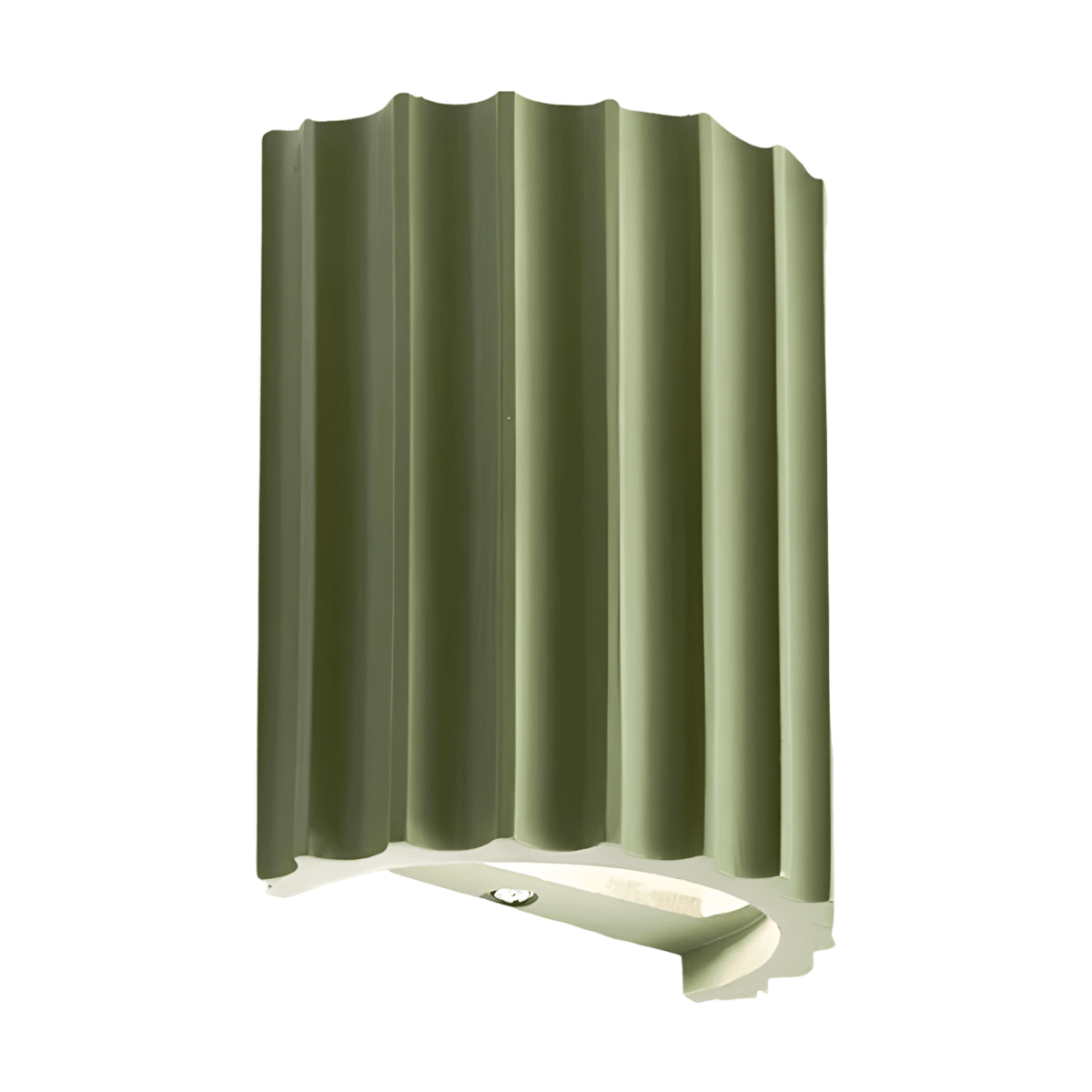 Arandela Design Canelado Resina Fosca Minimalista - homedecor