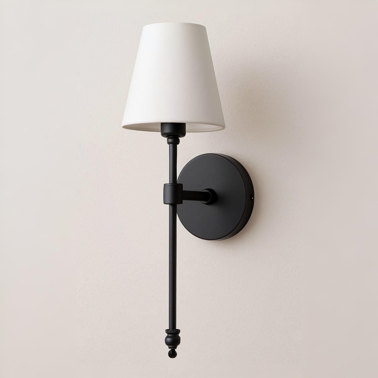 Arandela Iluminação Tecido Metal Design Moderno - homedecor