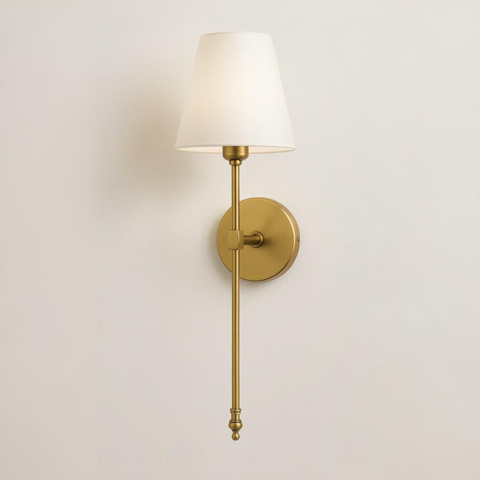 Arandela Iluminação Tecido Metal Design Moderno - homedecor