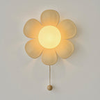 Arandela Infantil Margarida LED Suave Criança Design - homedecor