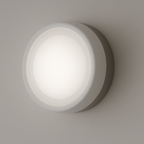 Arandela LED Circular Backlight Vidro Moderna Design - homedecor