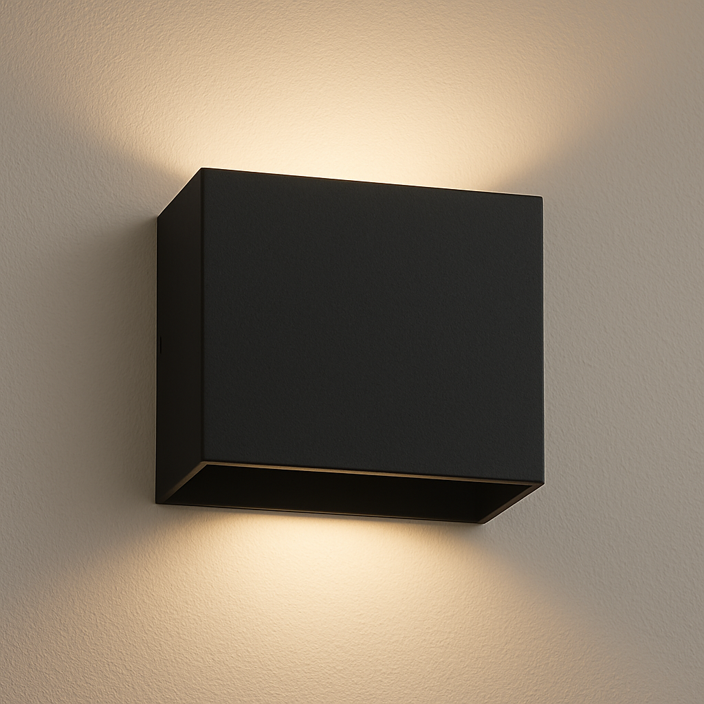 Arandela LED Cubo Minimalista Moderno Compacto - homedecor