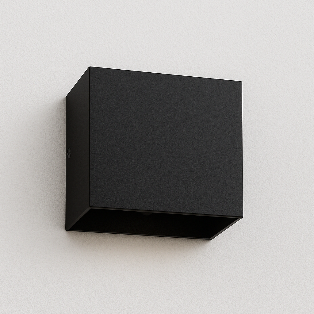 Arandela LED Cubo Minimalista Moderno Compacto - homedecor
