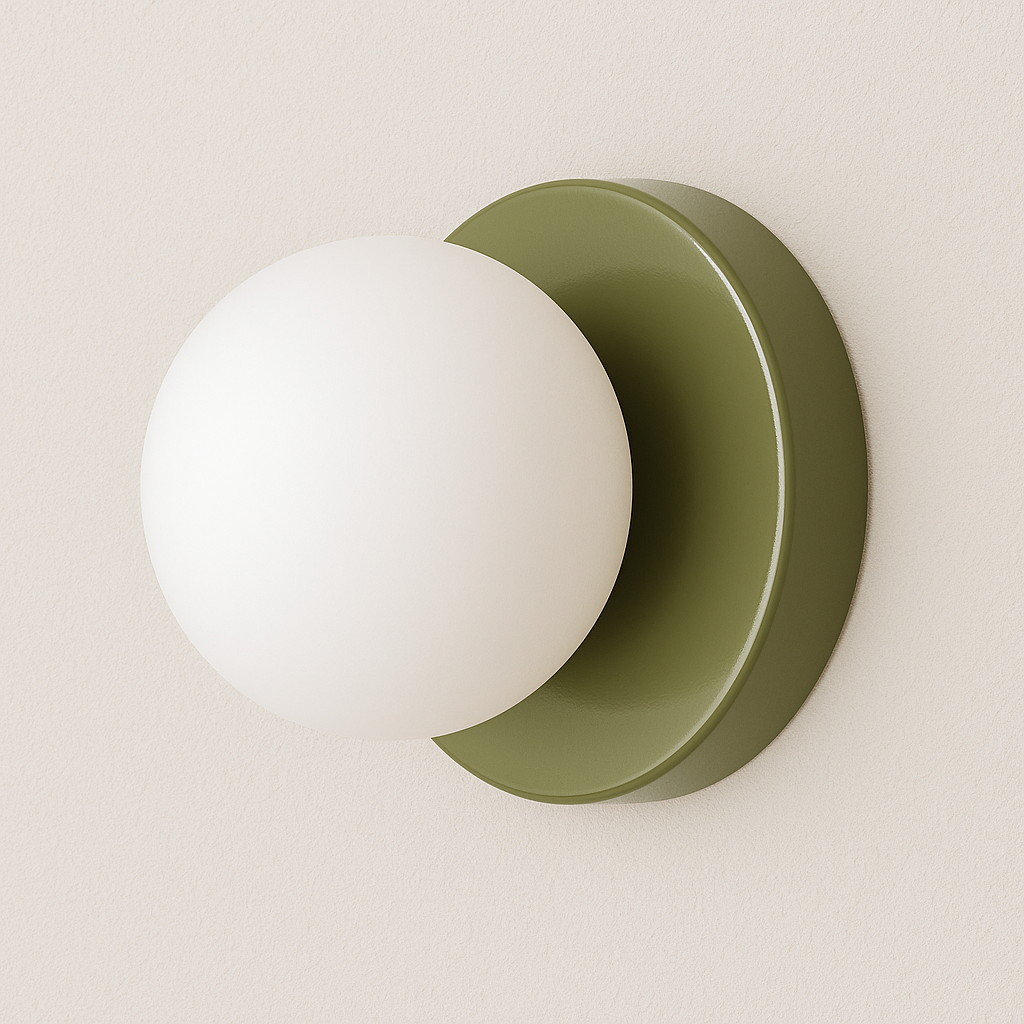Arandela Lua Crescente Escandinavo Minimalista Design - homedecor
