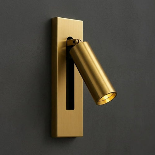 Arandela LED Articulada Dourado Minimalista 360°