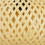 Arandela Japandi Zen Bamboo | Bambu e Madeira Clara