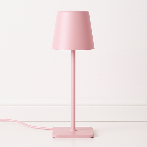 Luminária de Mesa Unicolor Minimalista - Abajur Moderno Colorido