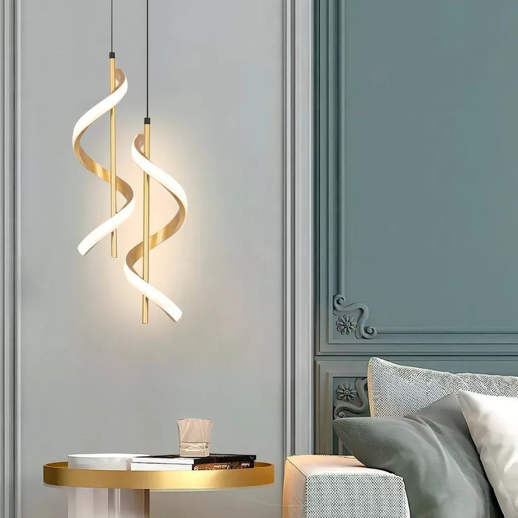Luminária de Teto Espiral Pendente Aura Spiral