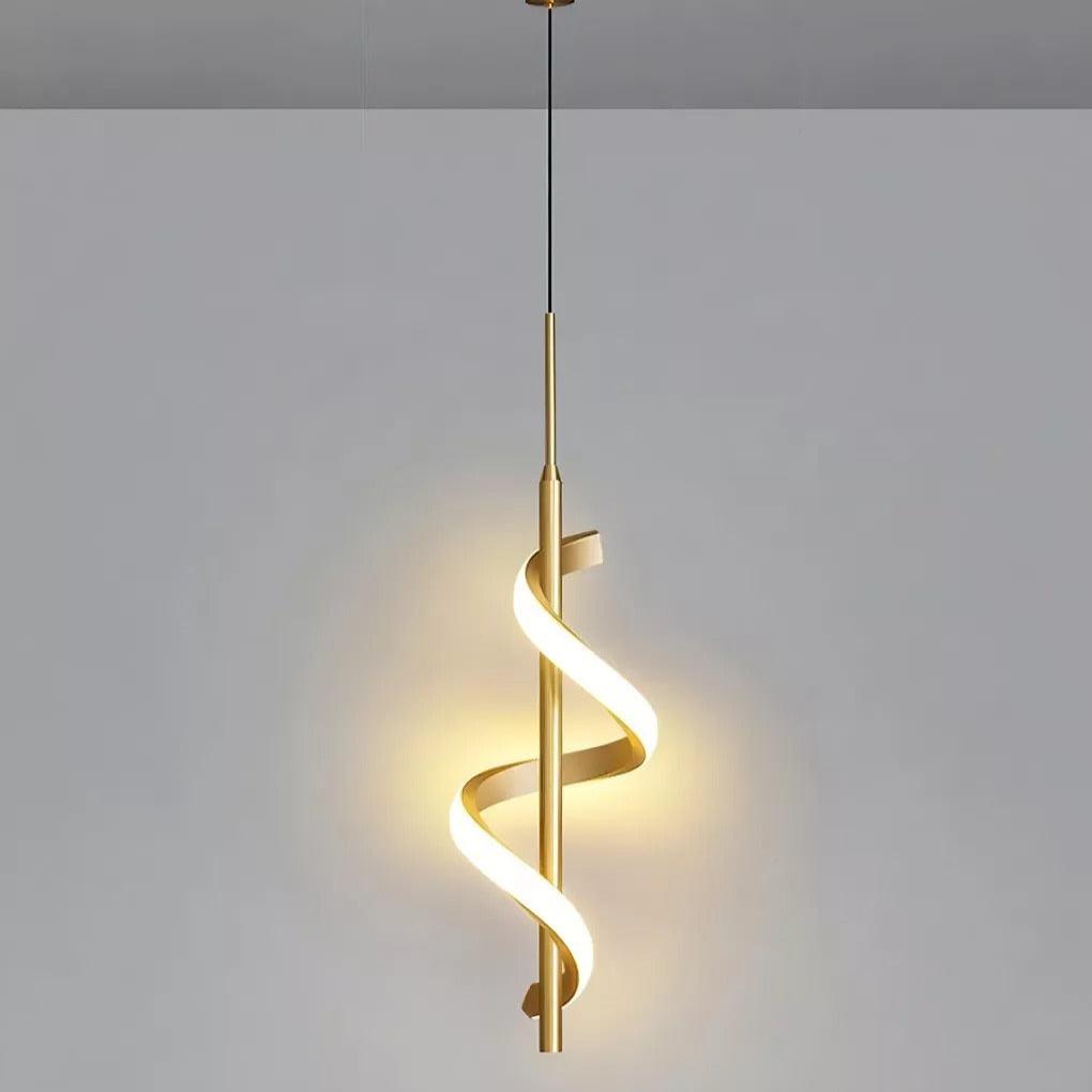 Luminária de Teto Espiral Pendente Aura Spiral - homedecor