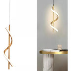Luminária de Teto Espiral Pendente Aura Spiral - homedecor