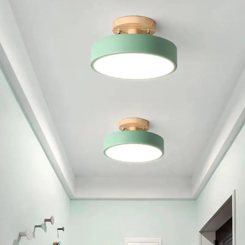Plafon de Teto LED Redondo Estilo Nórdico 13W Bivolt Skandi Circle