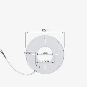 Plafon de Teto Quadrado com Controle Remoto