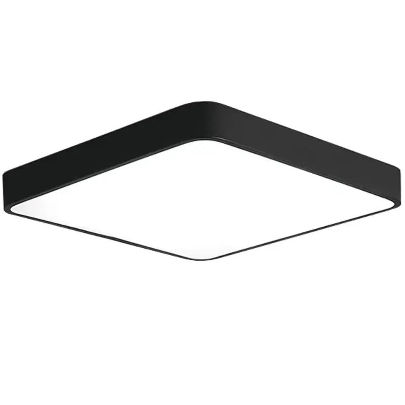 Plafon de Teto Quadrado Preto 30x30cm 24W 220V