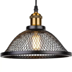 Pendente Bistrô Preto Estilo Industrial
