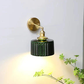 Arandela Vintage de Metal e Vidro para Parede