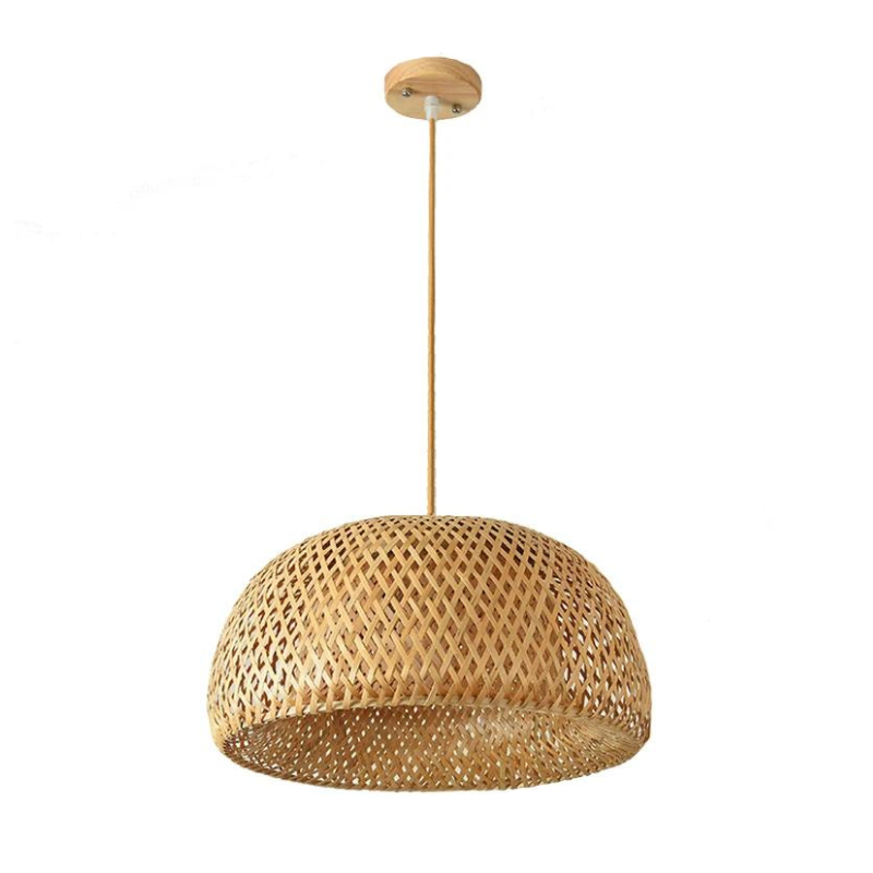Pendente Sala Jantar Vime Natural Vine Fibras Naturais