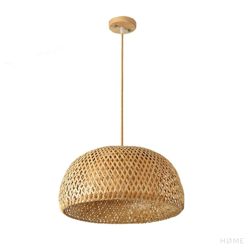 Pendente Sala Jantar Vime Natural Vine Fibras Naturais - homedecor