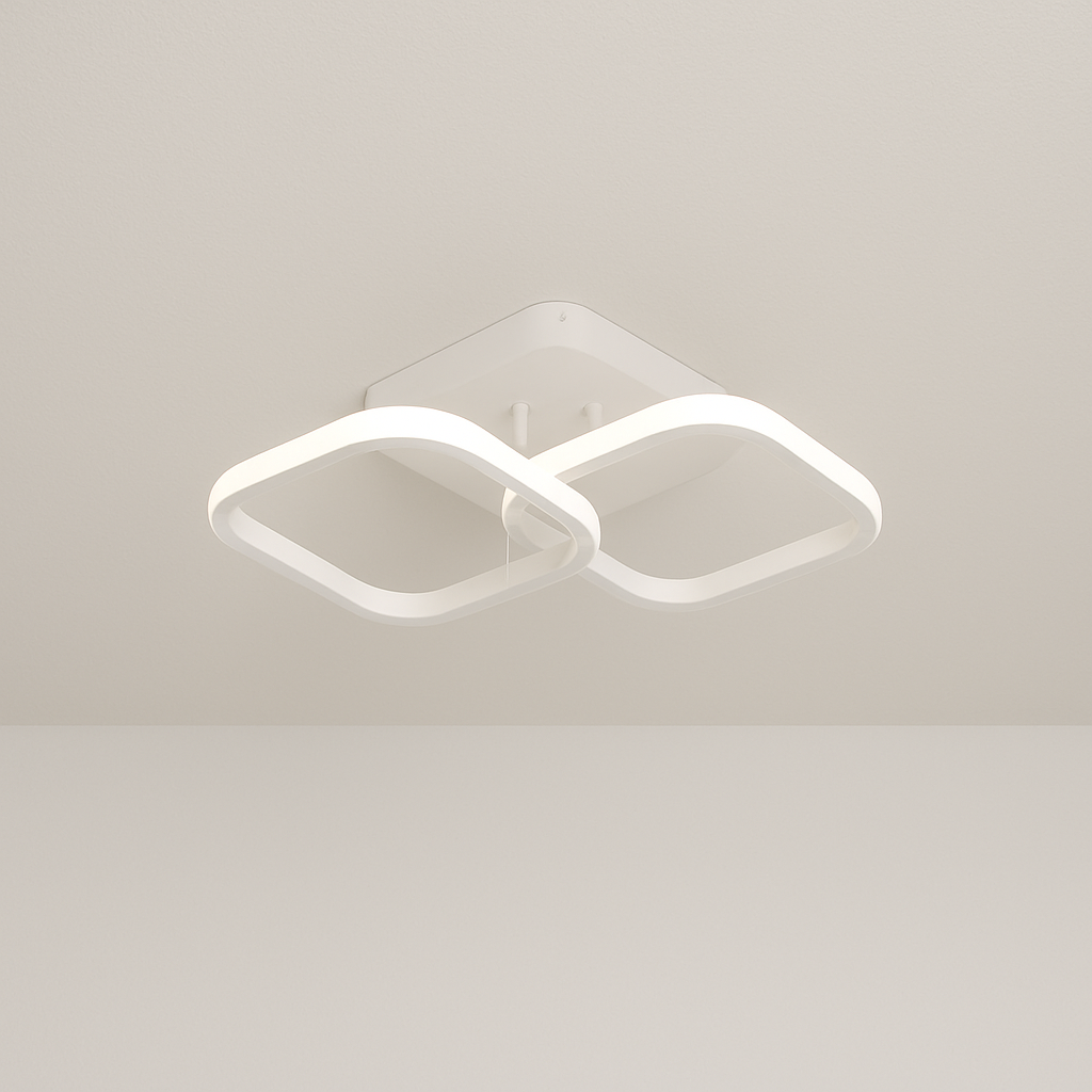Luminária Plafon Metal LED Minimalista 40cm - homedecor