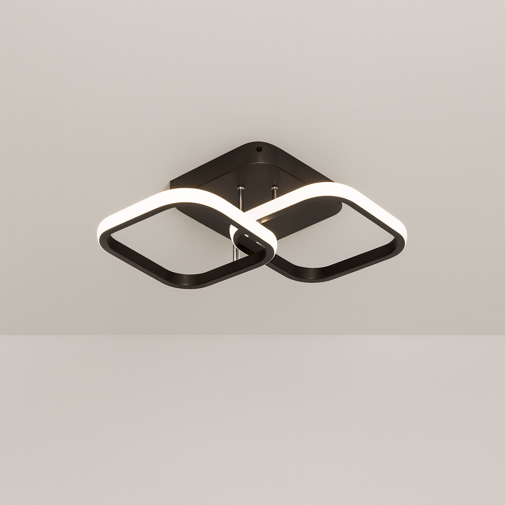Luminária Plafon Metal LED Minimalista 40cm - homedecor