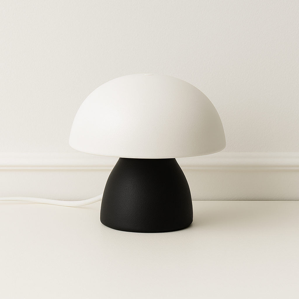 Luminária Cogumelo Portátil Recarregável LED 3 Cores - homedecor