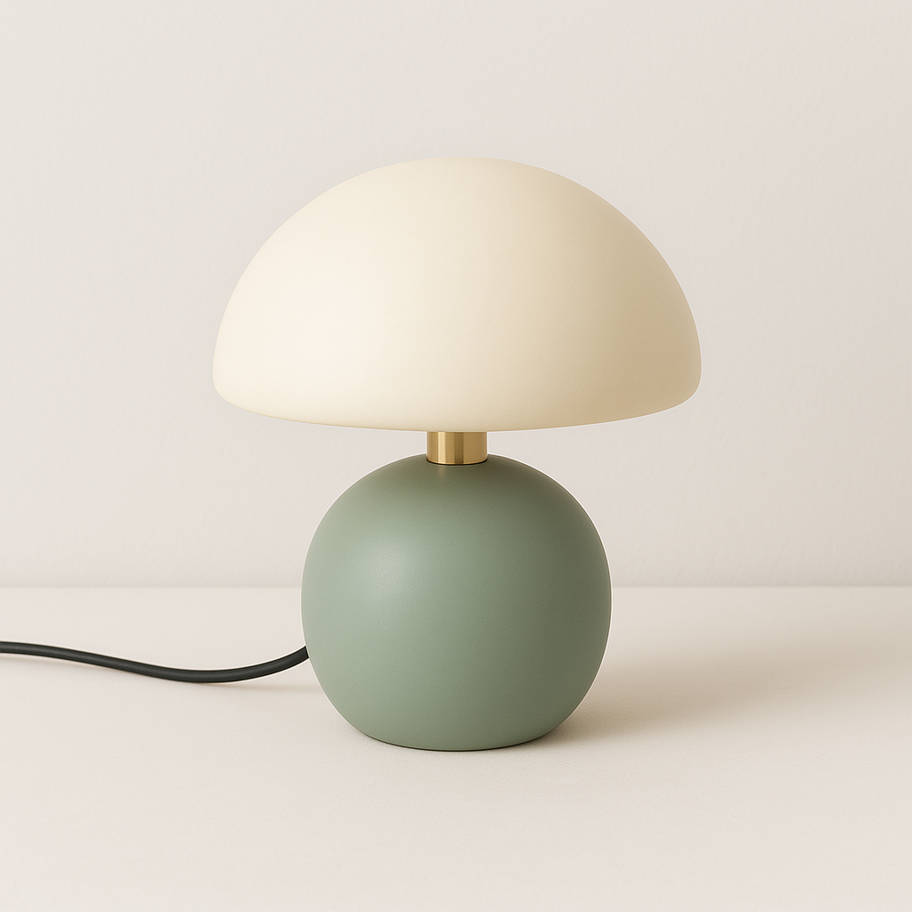 Luminária de Mesa Cogumelo Minimalista Design Moderno - homedecor